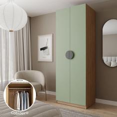 Guarda-roupa Modulado Joy com Cabideiro Cabecasa Madeiramadeira Verde