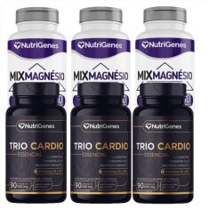 3x Trio Cardio + 3x Mix Magnésio - Nutrigenes