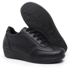 Tênis Feminino Anabela Ortopédico Casual Enfermeira Skalvin Moderno Co