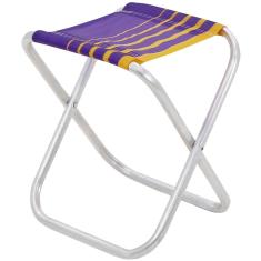 Banqueta de Praia Tramontina Fiji em Alumínio com Assento Roxo e Amarelo 92900303