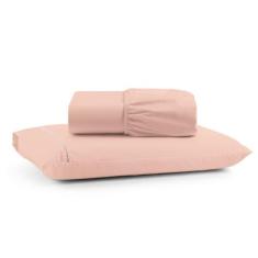 Jogo Cama Lençol Bali Solteiro Percal 180 Fios 100% Algodão Ponto Pali