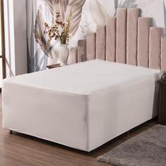 Lençol Luva Solteiro Cama Conjugada Veste Colchão e Box Malha 1 Peça -