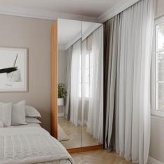 Guarda-Roupa Modulado com Espelho 2 Portas com Cabideiro e 2 Gavetas H