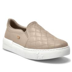 Tênis Slip On Via Marte Nude 122-008-01-Feminino