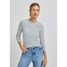 Blusa Feminina Básica Slim Manga Longa 02QY Hering-Feminino