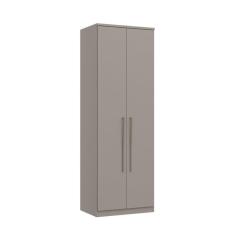Guarda Roupa Modulado Elegance 2 Portas 78,5 cm - Cinza