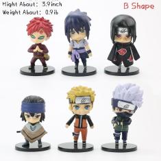 Anime 6 estilos Action Figure Ninja Modelo Brinquedo (b Forma