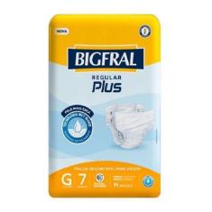 Fralda Geriátrica Bigfral Plus Tamanho G 7 Plus