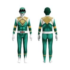 Fantasia Power Rangers Samurai - Cosplay com Máscara e Macacão para Ha