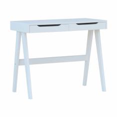 Escrivaninha 2 Gavetas Bella Branco