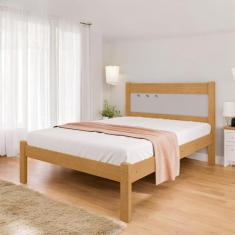 Cama Casal Sofisticada Berli Naturalle E Off White