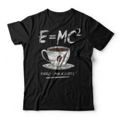 Camiseta Coffee Energy Formula - Studio Geek, 2G, Preto