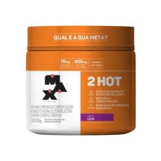 Termogênico 2 Hot 200g Max Titanium, Uva