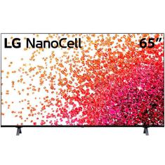 Smart Tv Lg 65 4K Nanocell 65 Nano 75 Hdmi 2.0 Thinqai Smart Magic Google Alexa Prateado