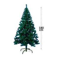 Arvore De Natal Verde Com 540 Galhos E Pe De Metal 1,80M