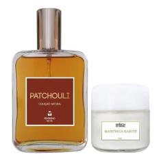 Kit Perfume Patchouli Fem. 100ml + Manteiga de Karité 60gr - Essência 