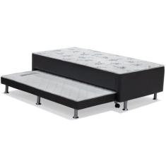Cama Box Conjugado Solteiro Cama Auxiliar (88x188x37) - Ortobom
