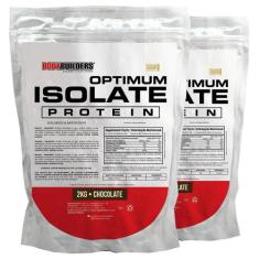 Kit 2 Optimum Isolate Whey Protein 2Kg - Bodybuilders