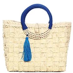 Bolsa biro 2422 palha qd. det alça encapada botão ping. 1078999