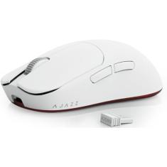Ajazz AJ099 Mouse para jogos sem fio superleve, ergonômico de 54 g, ultra leve, 2,4 Ghz/com fio, sensor óptico PAW3311 12000 DPI, botões programáveis de bateria de 200 horas para jogadores Win/Mac PC