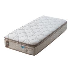 Colchão Solteiro Mola Probel Siena (88x188x28cm) Branco, Branco, Solte