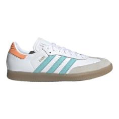 Adidas Sapatos Samba Messi, Branco e rosa menta, 38