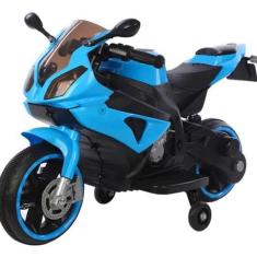 Mini Moto Moto Elétrica Infantil 6V Bw127 Azul