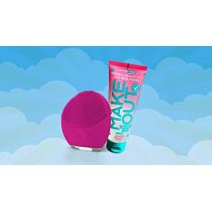 Sabonete Demaquilante Pós Make e Esponja elétrica