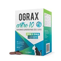 Ograx Artro 10 Cães e Gatos 30 Cápsulas 29,4g - Avert