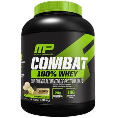 WHEY PROTEIN COMBAT- 100% CONCENTRADA - 1814G - MUSCLE PHARM Baunilha 