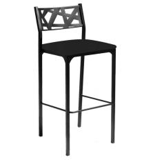 Banqueta Eliza Gourmet Para Cozinha,bancada Ou Area Externa Assento Sintético Preto-gat Magazine