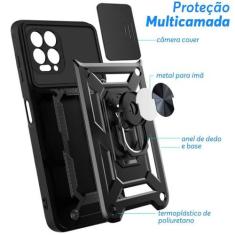 Capa Case Moto Edge S - Resistente Anti Impacto - Preto - Chroma Tech