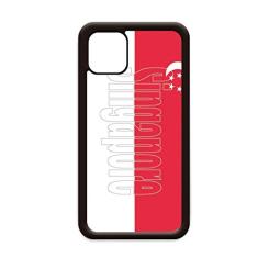 Capa com nome da bandeira de Singapura para iPhone 11 Pro Max para Apple Mobile Case Shell