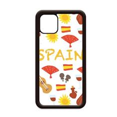 Capa Espanha Flamenco Music Food para iPhone 11 Pro Max para Apple Mobile Case Shell