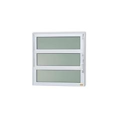 Janela de Alumínio Basculante 60x100cm Vidro Mini Boreal Elite Brimak Branco