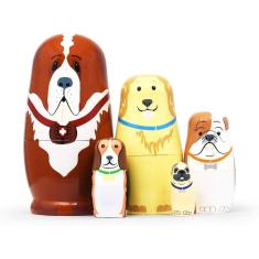 Bonecas russas de ninho urso Matryoshka Bonecas Brinquedos Bonito Anima