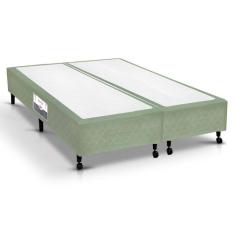 Cama Box Base Universal Queen Poli Tecido Green (158x198x23) - Castor