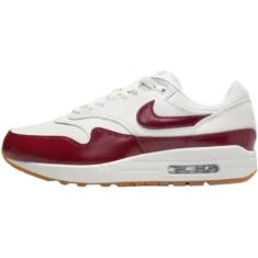 Nike Tênis feminino Air Max 1 LX (FJ3169-100, Sail/Sail/Gum Light Brown/Team Red), Vela/Vela/Castanho Claro / Vermelho Team, 39