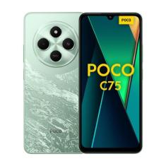 Smartphone Xiaomi POCO C75 de 128GB 6GB RAM tela de 6.88" camera 50MP 