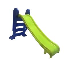 Escorregador Infantil Plástico 3 Degraus Verde com Azul