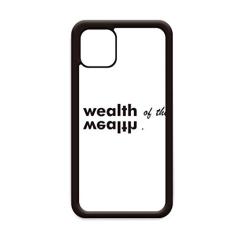 Capa The Wealth of Mind is The Only Wealth para iPhone 12 Pro Max para Apple Mini Mobile Case Shell