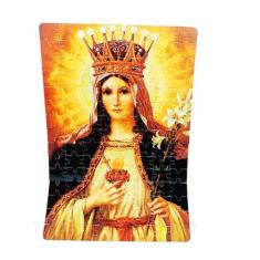 Quebra-Cabeça MDF Nossa Senhora 300 peças - Coleção Tea &Amp; Amor