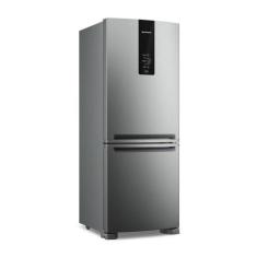 Geladeira BRE57KANA Frost Free Inverse 447 Litros Brastemp Inox 110V, 