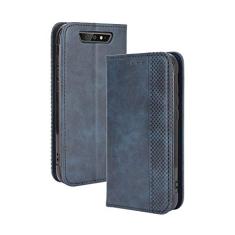 Capa para Blackview BV5500, capa flip carteira de couro para Blackview BV5500, capa magnética retrô para celular, capa carteira de telefone com compartimentos para cartão