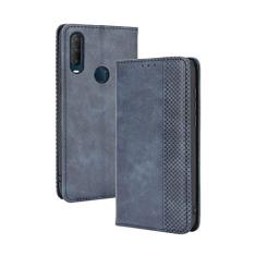 Capa para Vodafone Smart V11, carteira de couro com suporte para Vodafone Smart V11, capa magnética retrô para celular, capa carteira com compartimentos para cartão