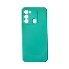 Capa Capinha Case Aveludada Compatível Para Tecno Spark 8C - DB, Verde