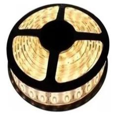 Fita Led Rolo 5m 5050 Branco Quente Dupla Face Prova D'agua