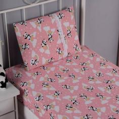 Jogo De Lençol Infantil Com Elástico Em Malha Resistente - Meta Mark, 