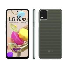 Smartphone LG K52 64GB 4G Octa-Core 3GB RAM Tela 6,6” Câm. Quádrupla + Selfie 8MP-Unissex