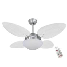 Ventilador Premium Branco 220V e Controle Remoto - CASAH, 220V